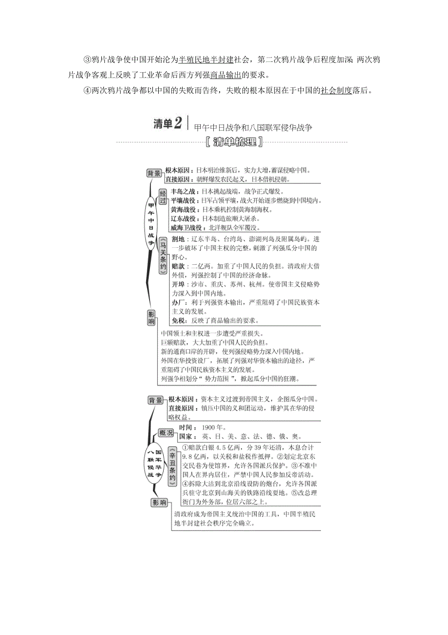 《三维设计》2015届高考历史（安徽专用人教版）一轮总复习名师讲义：第5讲　从鸦片战争到8国联军侵华（把握线索 主干知识 核心解读 热点突破 演练提升）.doc_第3页