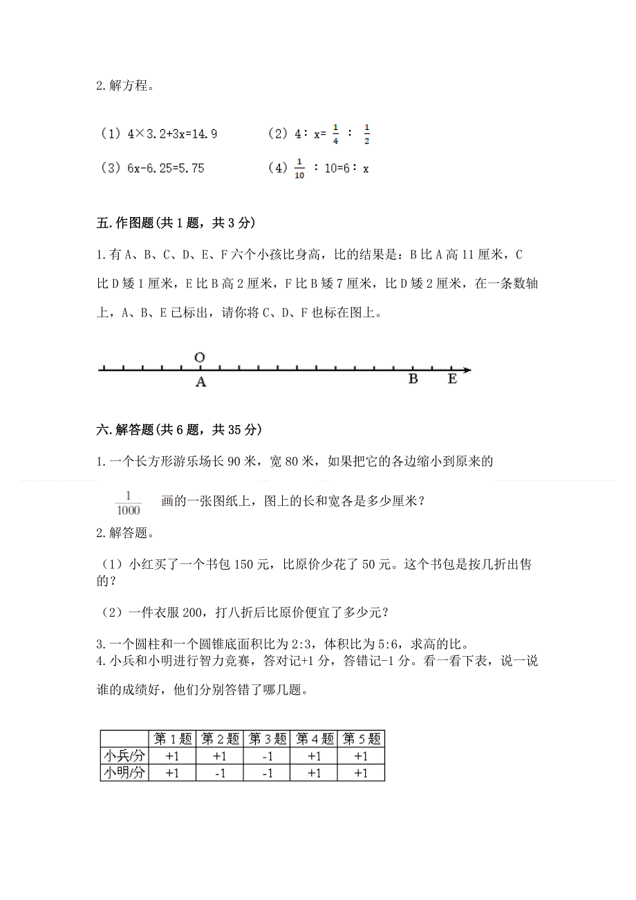 小学六年级下册数学期末测试卷精品（历年真题）.docx_第3页