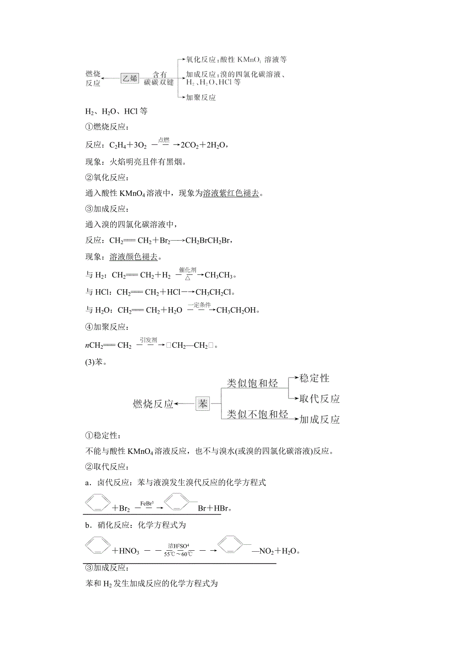 《三维设计》2015高考化学（人教通用）一轮讲义：第3章 第1节 甲烷__乙烯__苯__煤和石油.doc_第2页