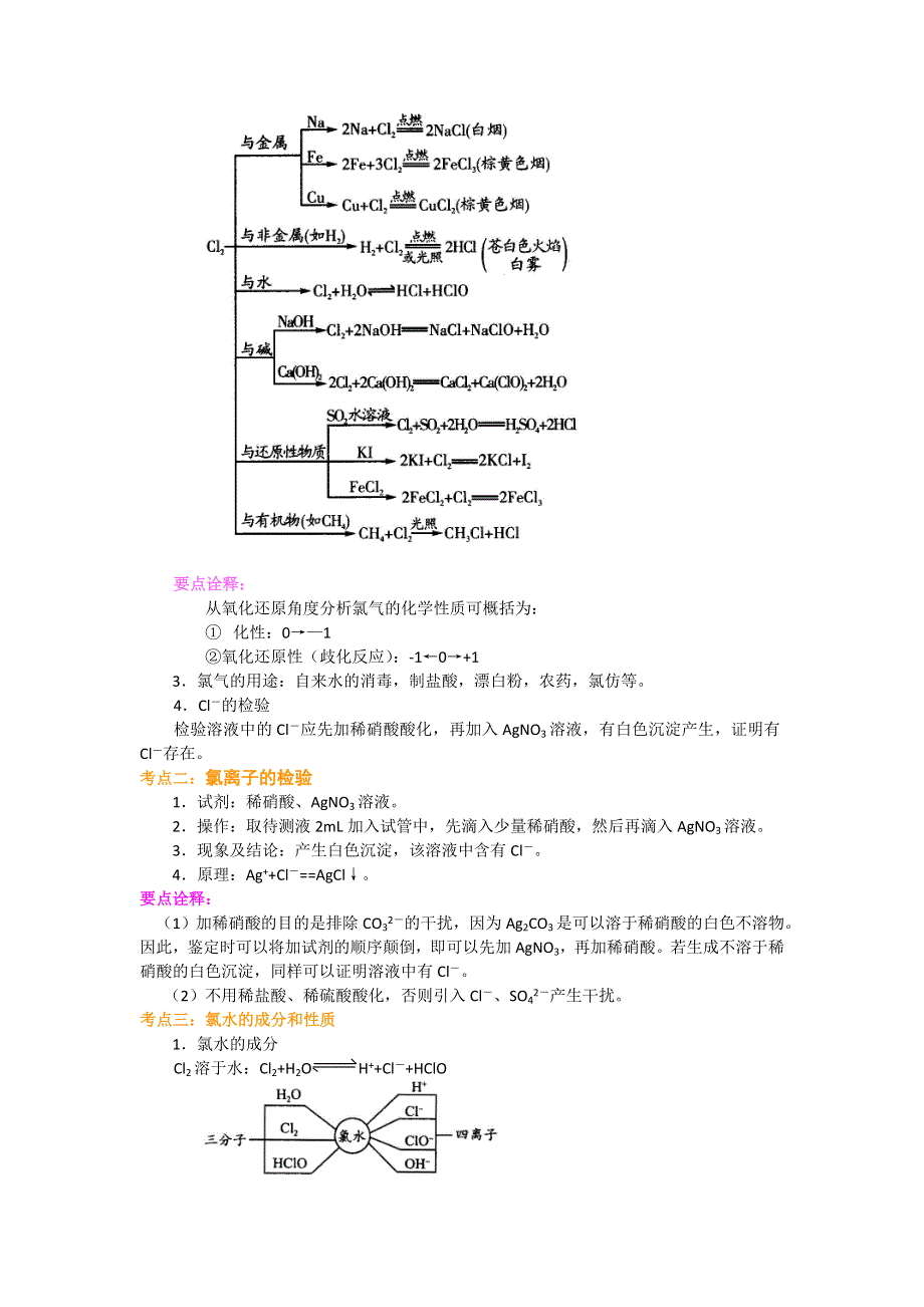 《名校推荐》北京市第四中学高三化学高考总复习知识讲解-氯（基础）.doc_第2页