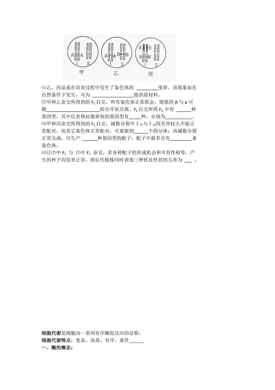 《名校推荐》北京市第四中学高考生物总复习例题讲解：遗传分析专题 .doc_第3页