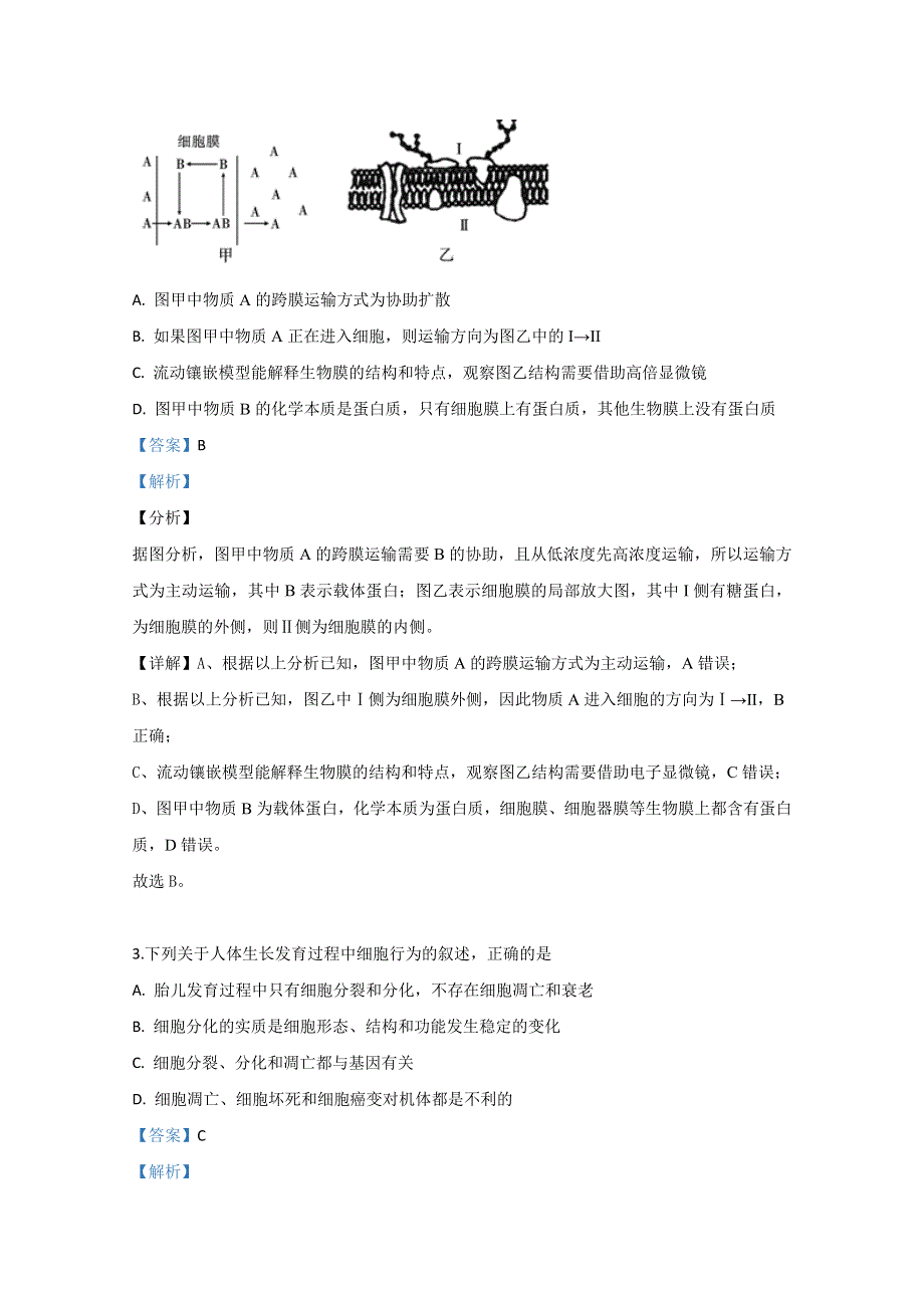 云南省邵通市云天化中学2018-2019学年高二期末考试生物试卷 WORD版含解析.doc_第2页