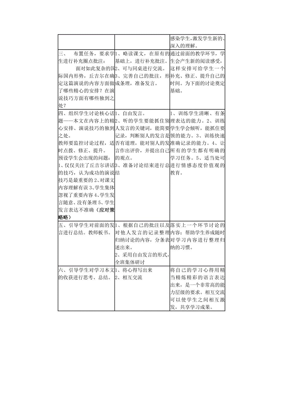 2011年高二语文教案：2.6《关于希特勒入侵苏联的广播演说》（北京版必修3）.doc_第3页