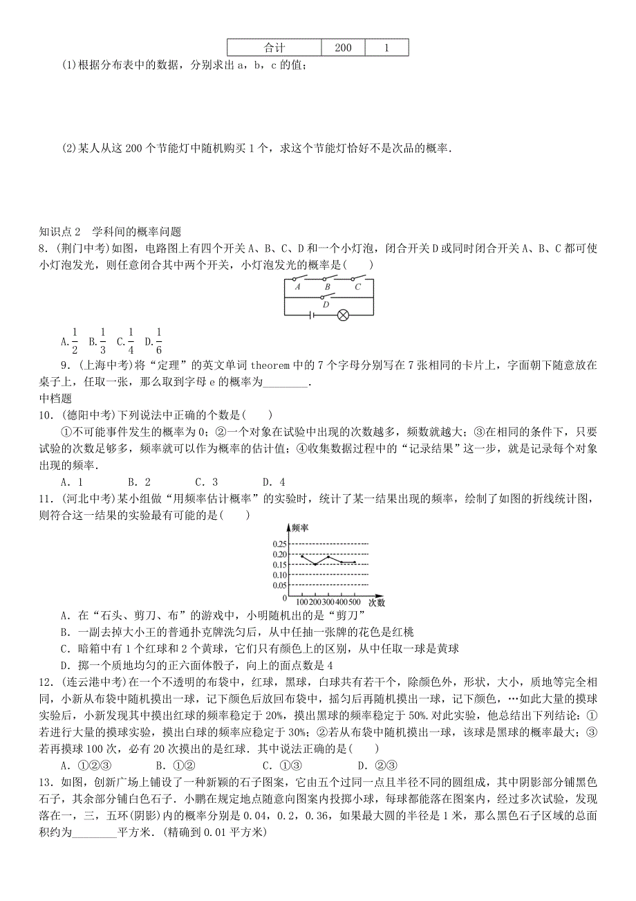 九年级数学上册 第二十五章 概率初步25.doc_第2页