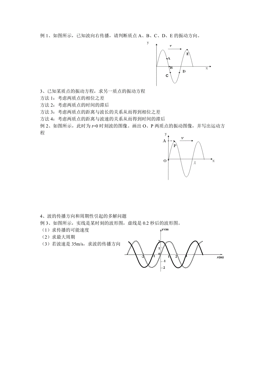 《名校推荐》江苏省南京师范大学附属中学物理竞赛讲义-7.3机械波1 .doc_第2页