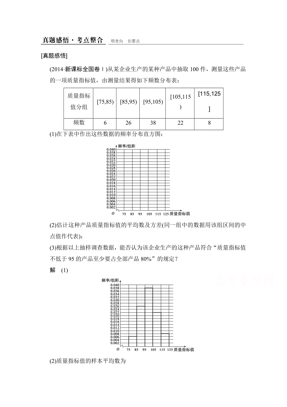 《创新设计》2015人教A版高三数学（文）二轮复习 真题感悟+考点整合 第1部分专题6第2讲 WORD版含解析.doc_第1页