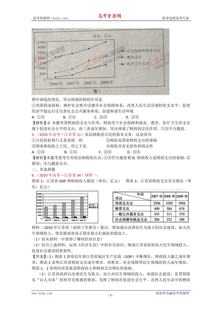 2011年高考政治三轮复习第三单元《收入与分配》（新人教必修一）.doc_第2页