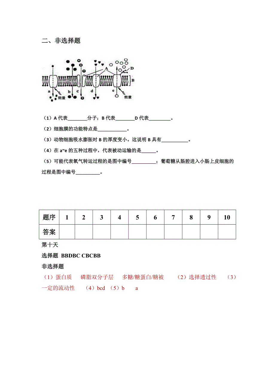 《名校推荐》江西省临川第二中学2018-2019学年高一生物寒假作业（10） .doc_第3页