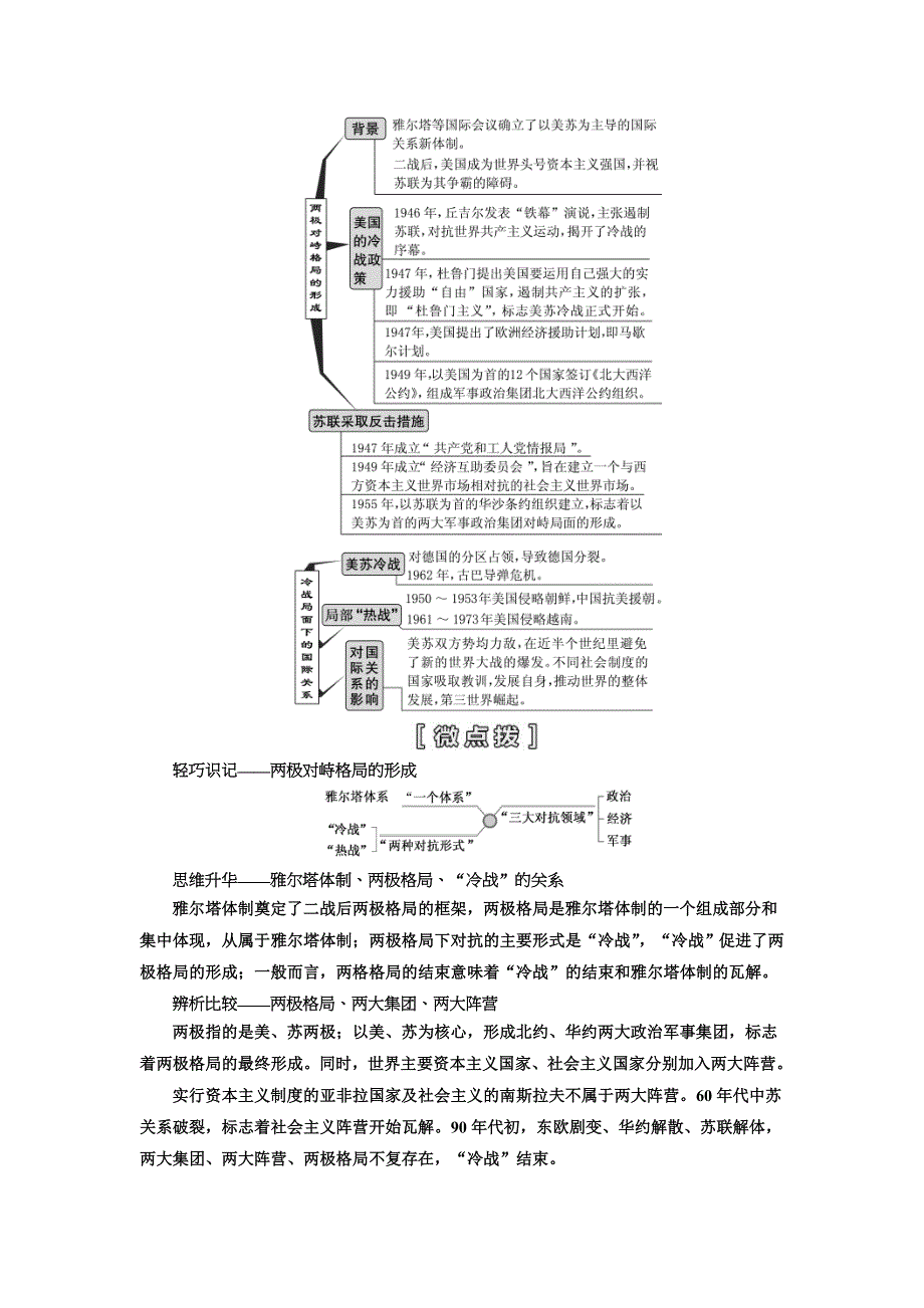 《三维设计》2017届高三历史一轮教学案：二战后世界政治格局的演变和世界经济的全球化趋势 WORD版含答案.doc_第2页