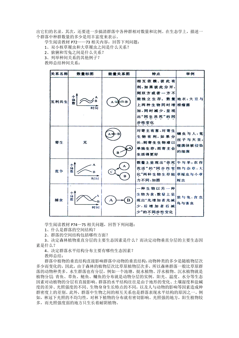 《创新设计》2015-2016学年高二生物人教版必修三教案：4.3群落的结构 WORD版含答案.doc_第2页