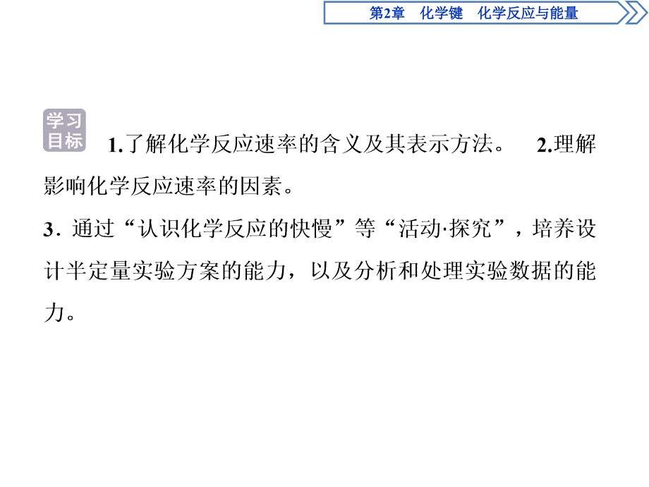 2019-2020学年鲁科版化学必修二新素养同步课件：第2章第2节第1课时 化学反应的快慢 .ppt_第2页