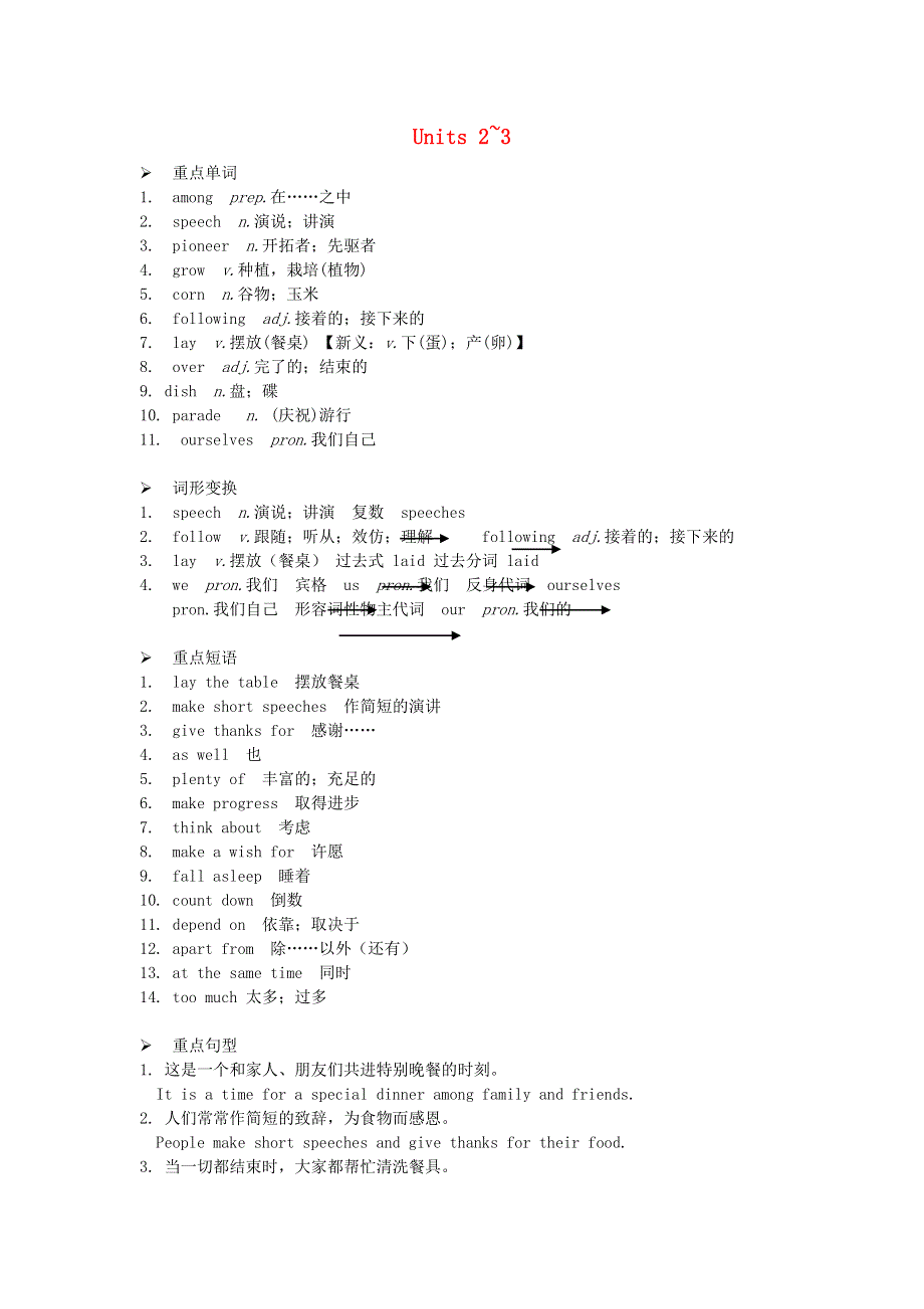 九年级英语上册 Module 2 Public holidays Units 2-3 早读手册（新版）外研版.doc_第1页