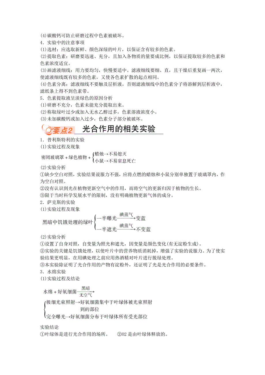 2011生物新课标复习课同步学案（必修一）：5-3能量之源----光和光合作用.doc_第2页