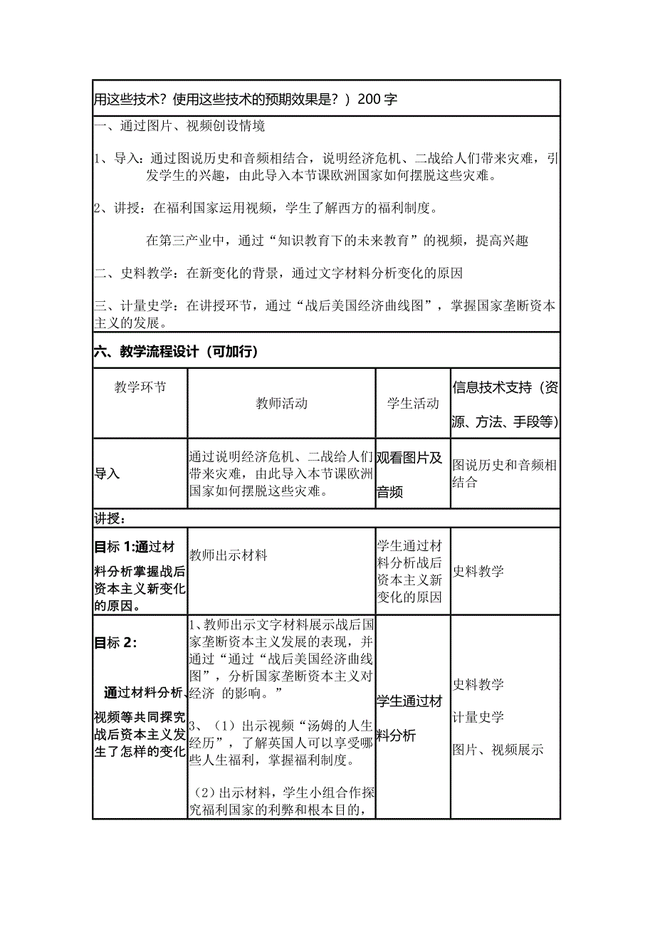 2015年山东教师全员远程研修优秀作业 高中历史岳麓版必修二教案 第16课 战后资本主义经济的调整6.doc_第2页