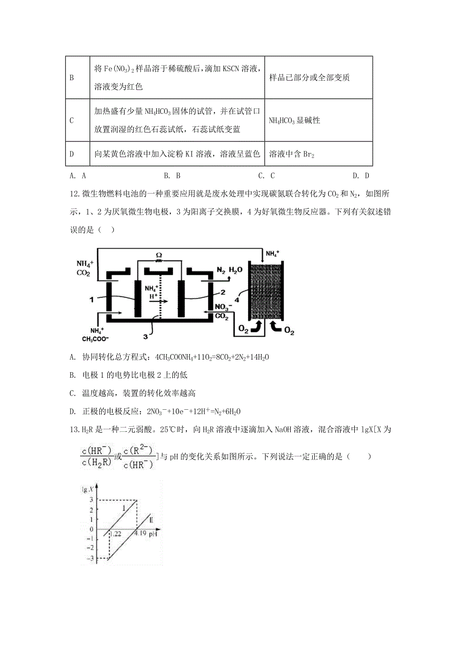 2020全国卷Ⅲ高考压轴卷 化学 WORD版含解析.doc_第2页