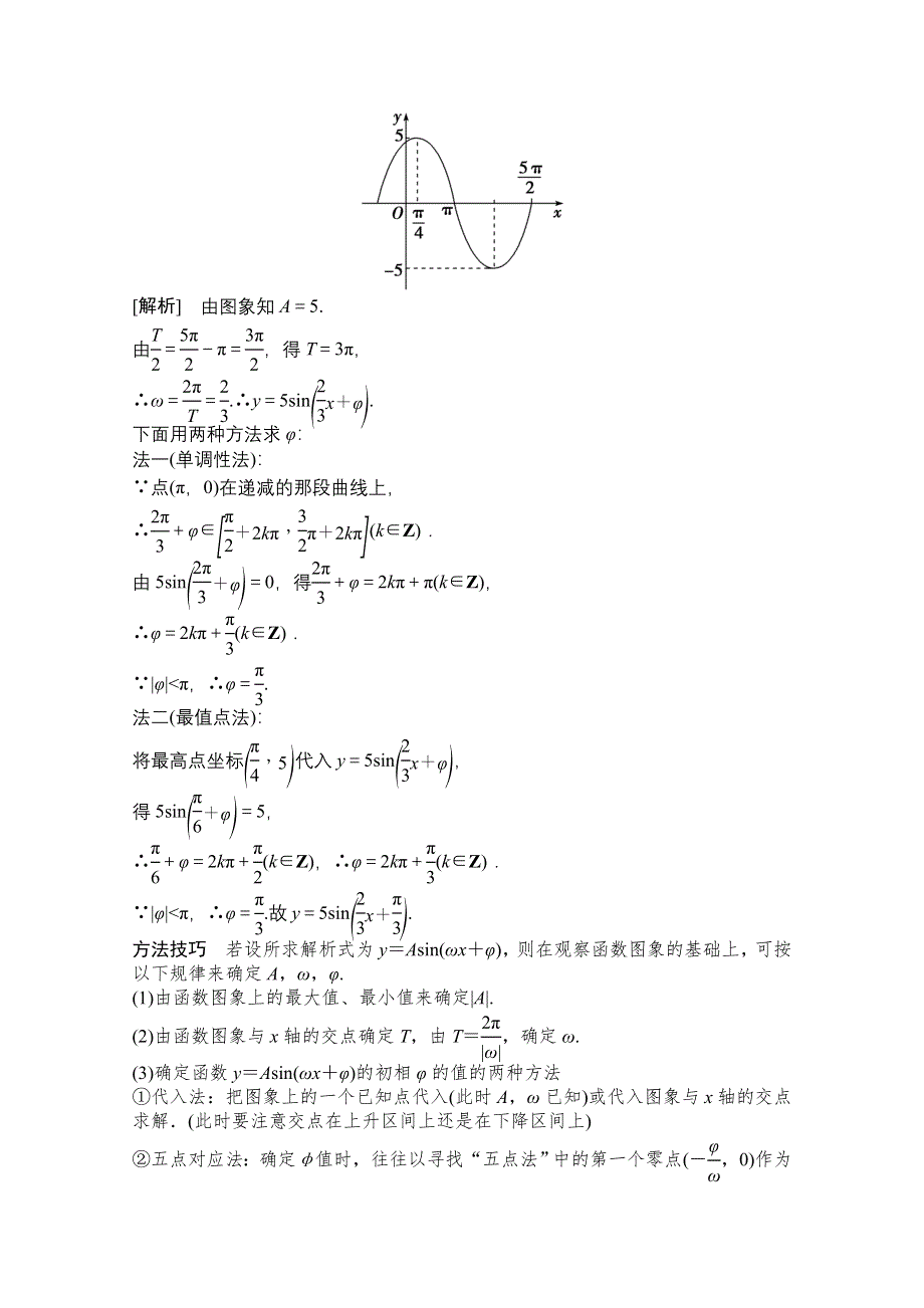 2020-2021学年人教A版数学必修4学案：1-5　函数Y＝ASIN（ΩX＋Φ）的图象（二） WORD版含解析.doc_第3页