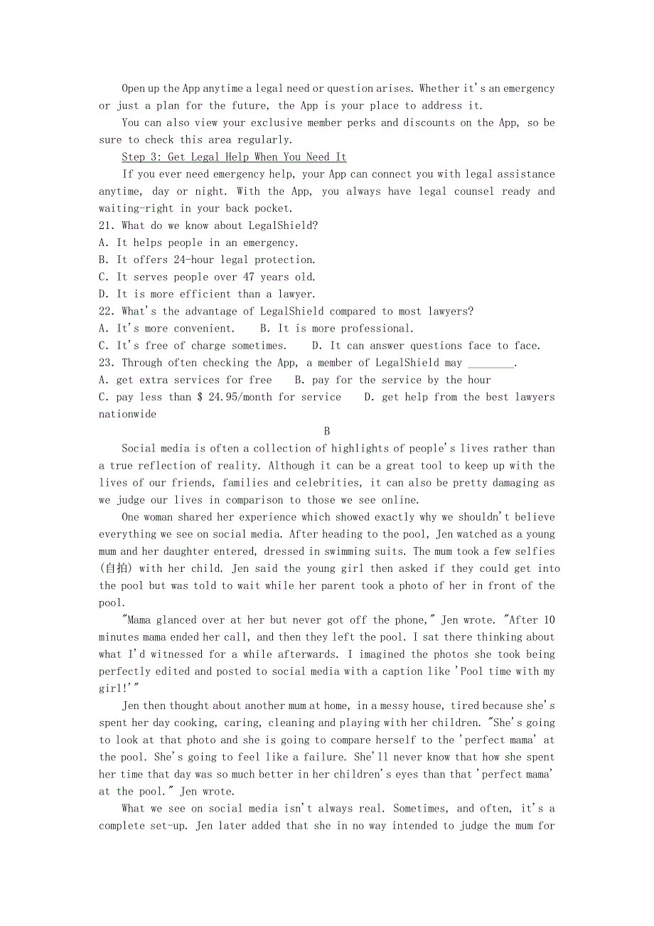 四川省川大附中2021届高三英语上学期10月月考试题.doc_第3页