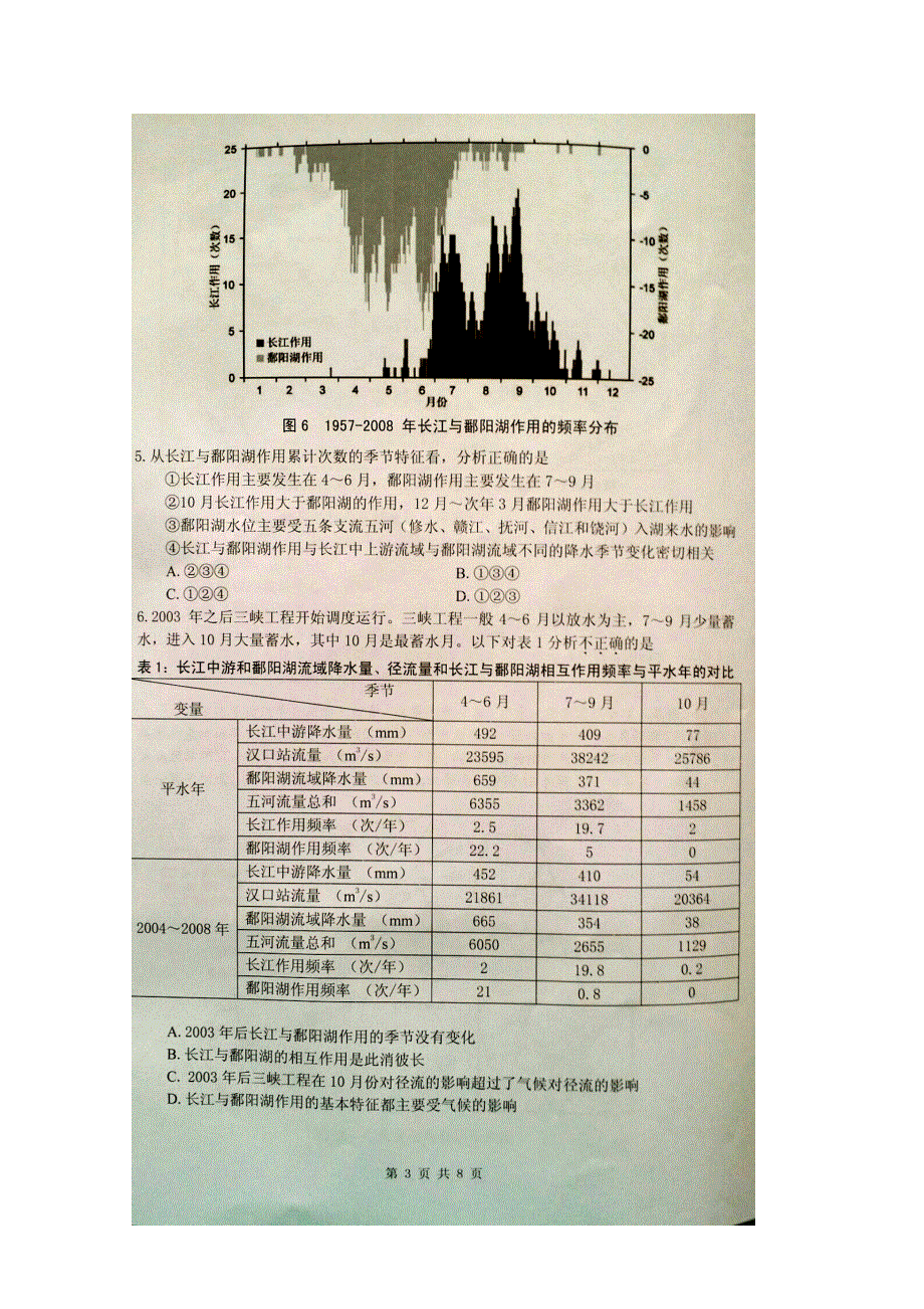 2015年广东省第五届中学生地理奥林匹克竞赛高中组试题及答案.doc_第3页