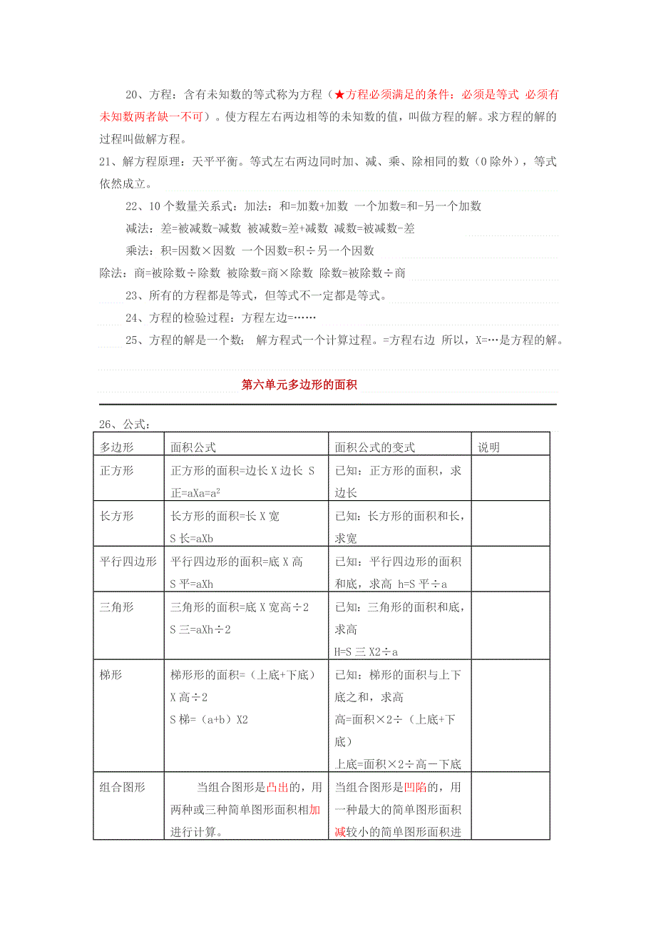 五年级数学上册 期末复习知识点归纳 新人教版.docx_第3页