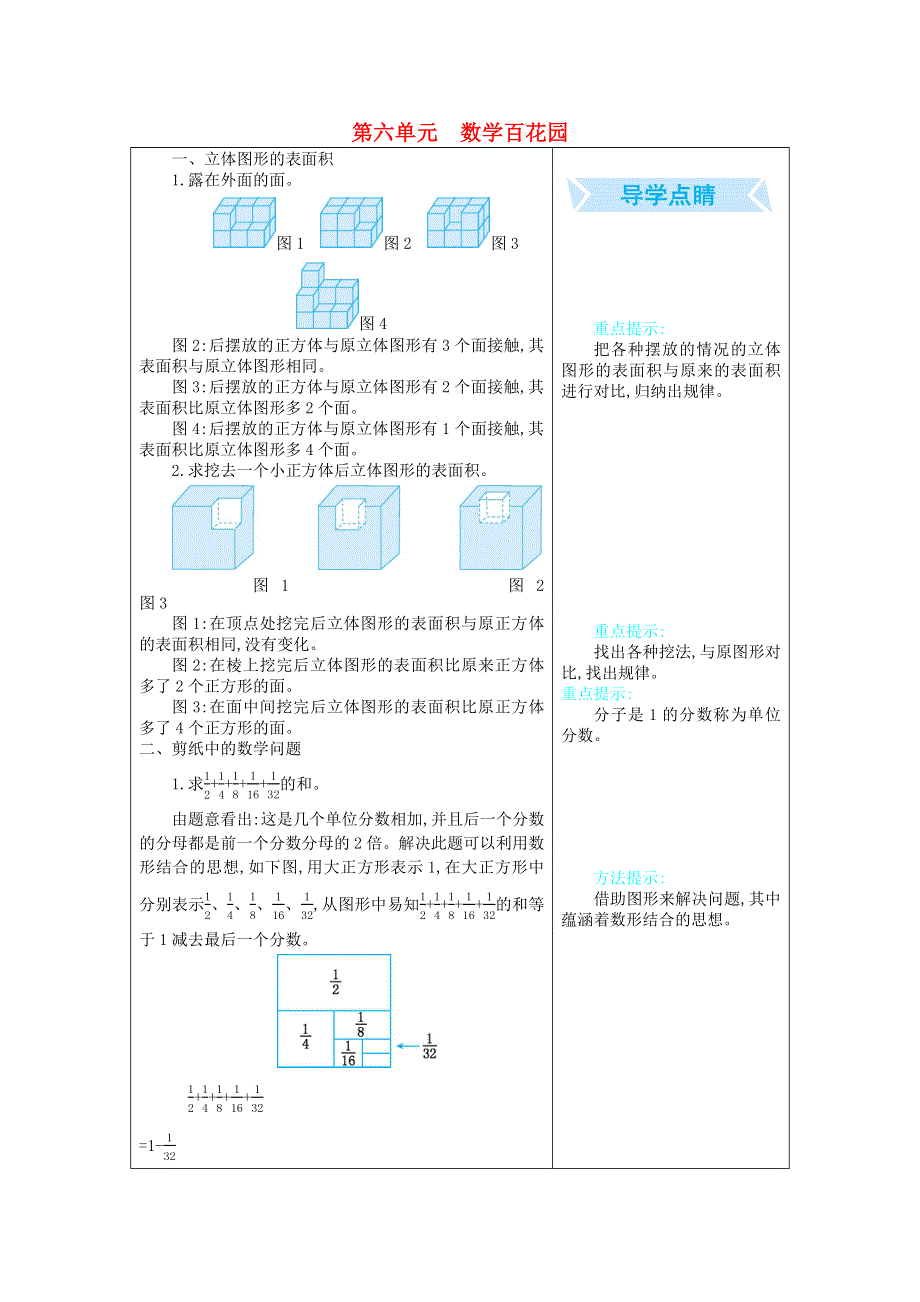 五年级数学下册 六 数学百花园知识清单素材 北京版.docx_第1页