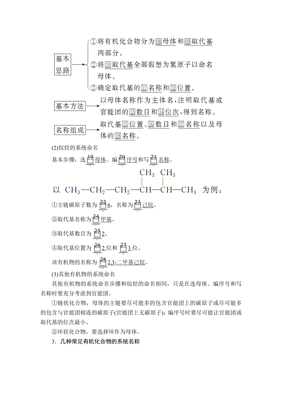 2020化学同步导学提分教程苏教选修五讲义：专题2 第二单元 第2课时　有机化合物的命名 WORD版含答案.doc_第2页