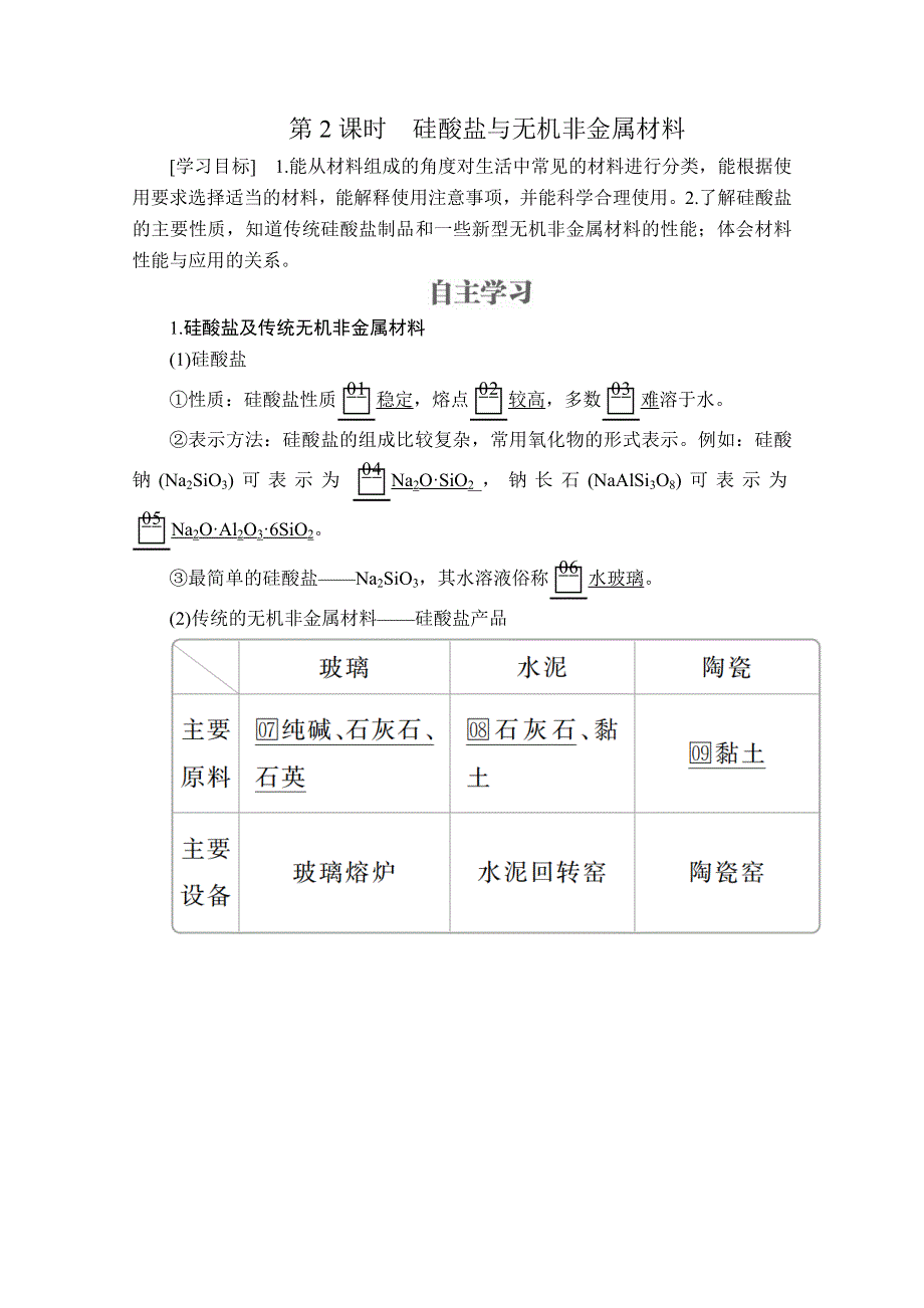 2020化学同步导学提分教程鲁科必修一讲义：第4章 材料家族中的元素 第1节 第2课时 WORD版含答案.doc_第1页