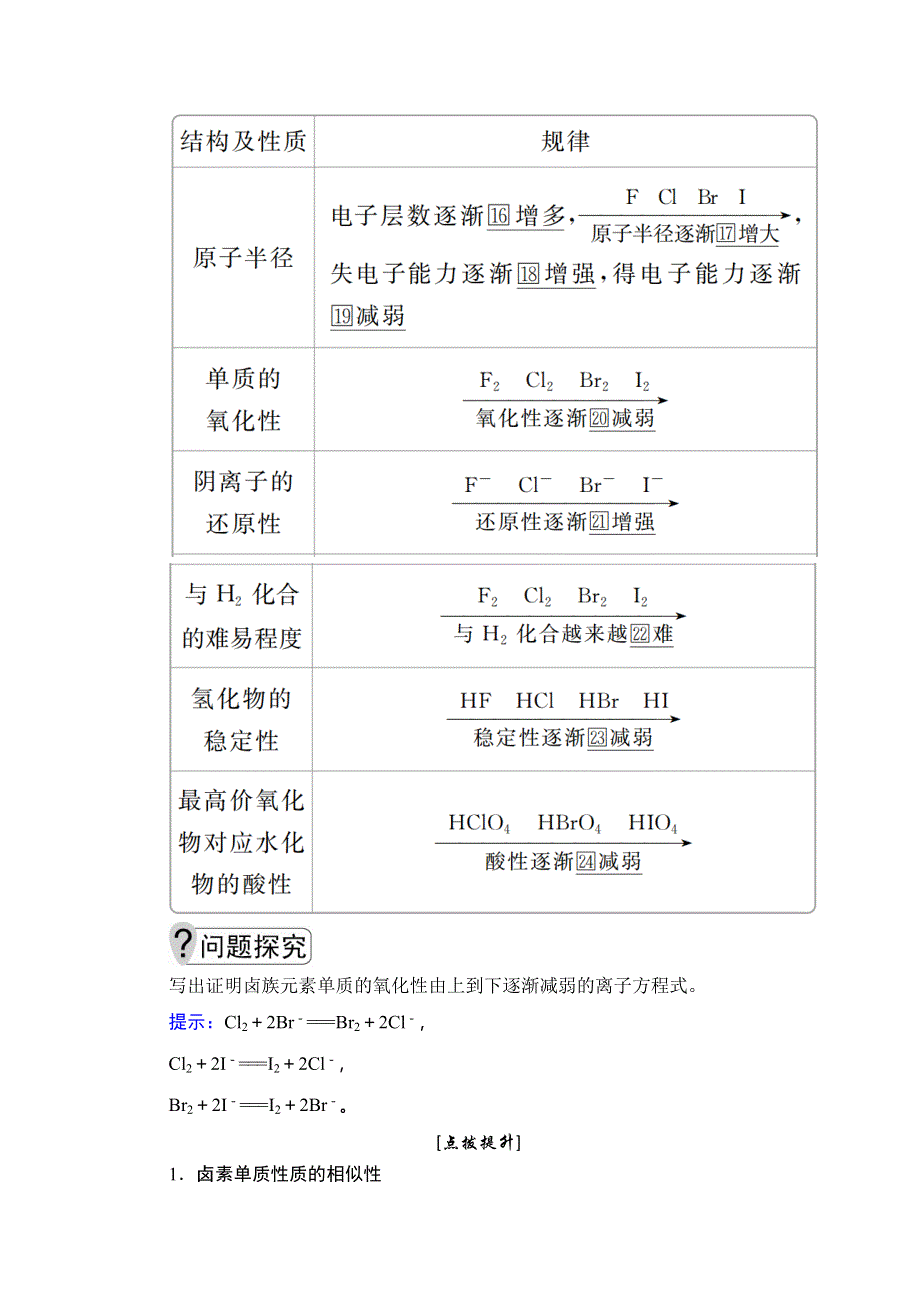 2020化学同步导学提分教程鲁科必修二讲义：第一章 第三节 第2课时　预测同主族元素的性质 WORD版含答案.doc_第2页