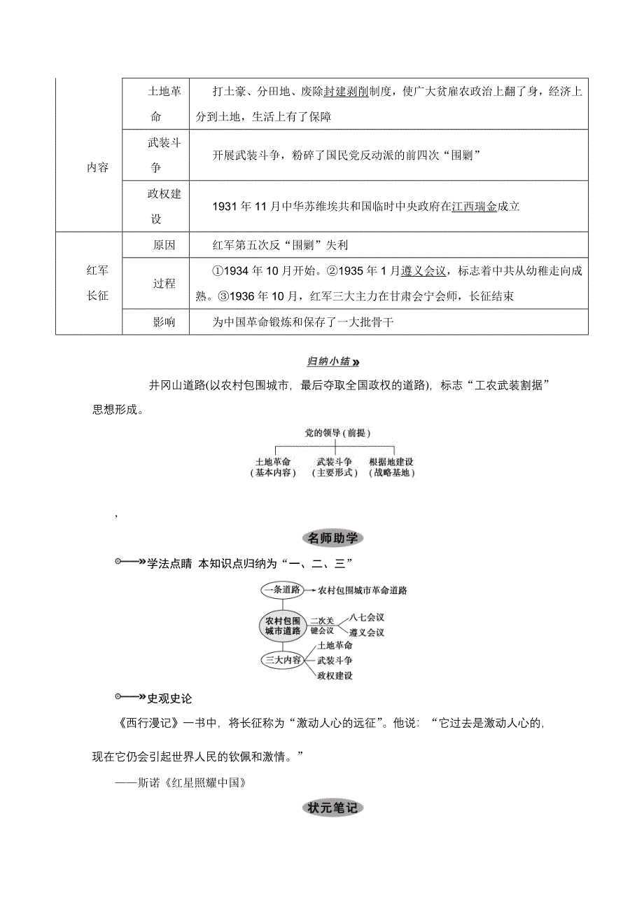 2013届高考历史一轮复习精品讲义：第6课时新民主主义革命（人教版必修1）.doc_第3页