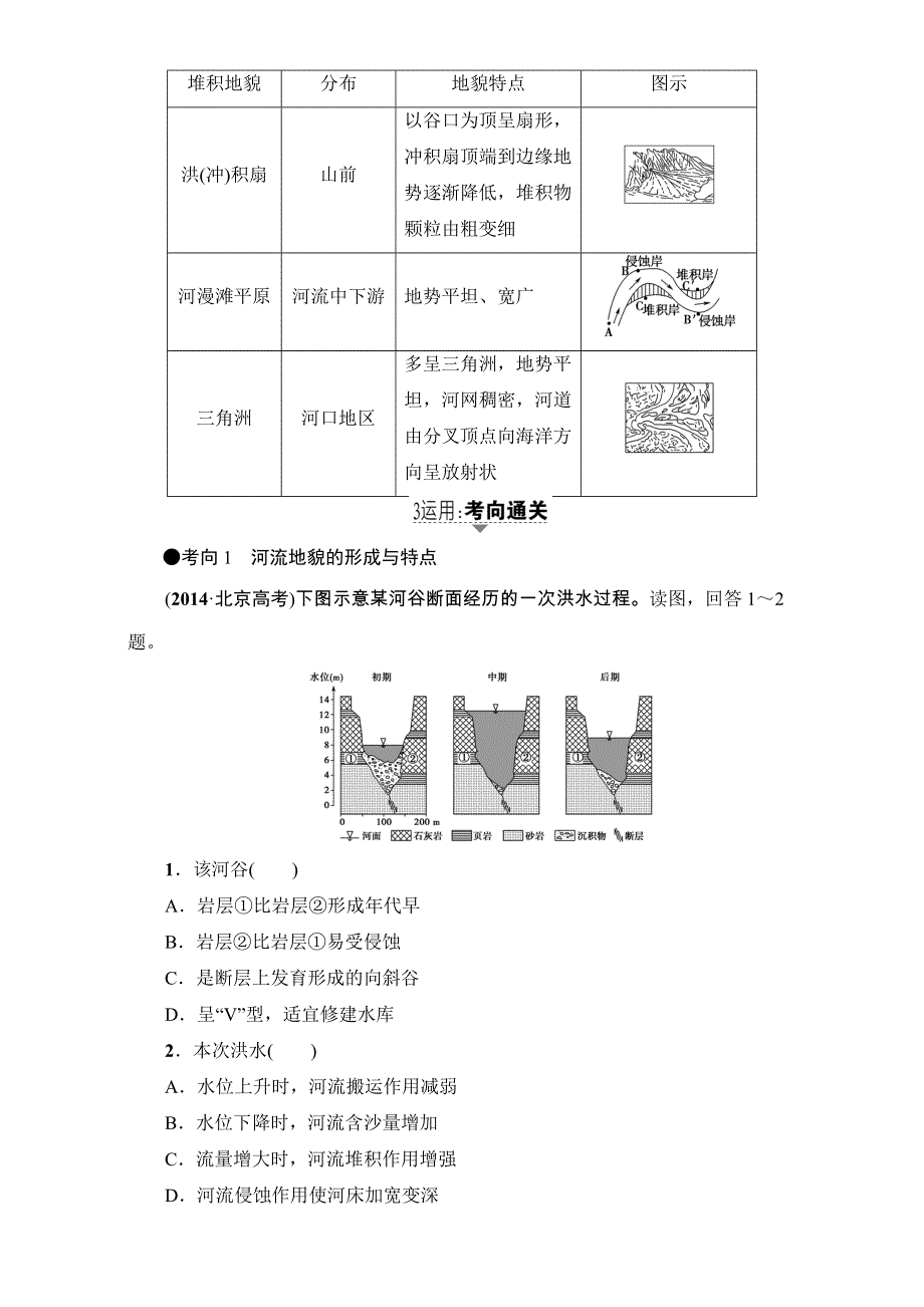 2018人教版地理高考一轮复习教师用书-第4单元 17-18版 第4章 第3讲　河流地貌的发育 WORD版含解析.doc_第3页