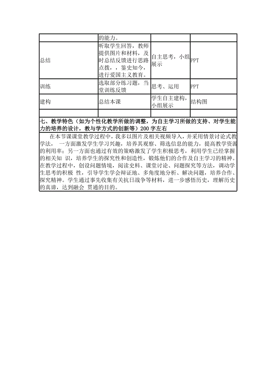 2015年山东教师全员远程研修优秀作业 高中历史岳麓版必修一教案 第20课 新民主主义革命与中国共产党26.doc_第3页