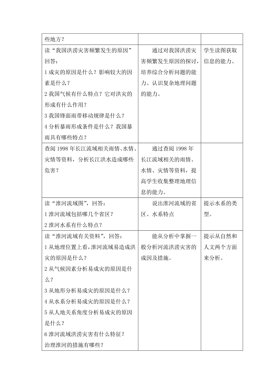 《名校推荐》河北省邢台一中高一地理湘教必修一 自然灾害对人类的危害 教案.doc_第3页