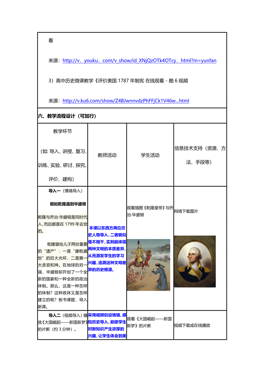 2015年山东教师全员远程研修优秀作业 高中历史岳麓版必修一教案 第9课 北美大陆上的新体制42.doc_第3页