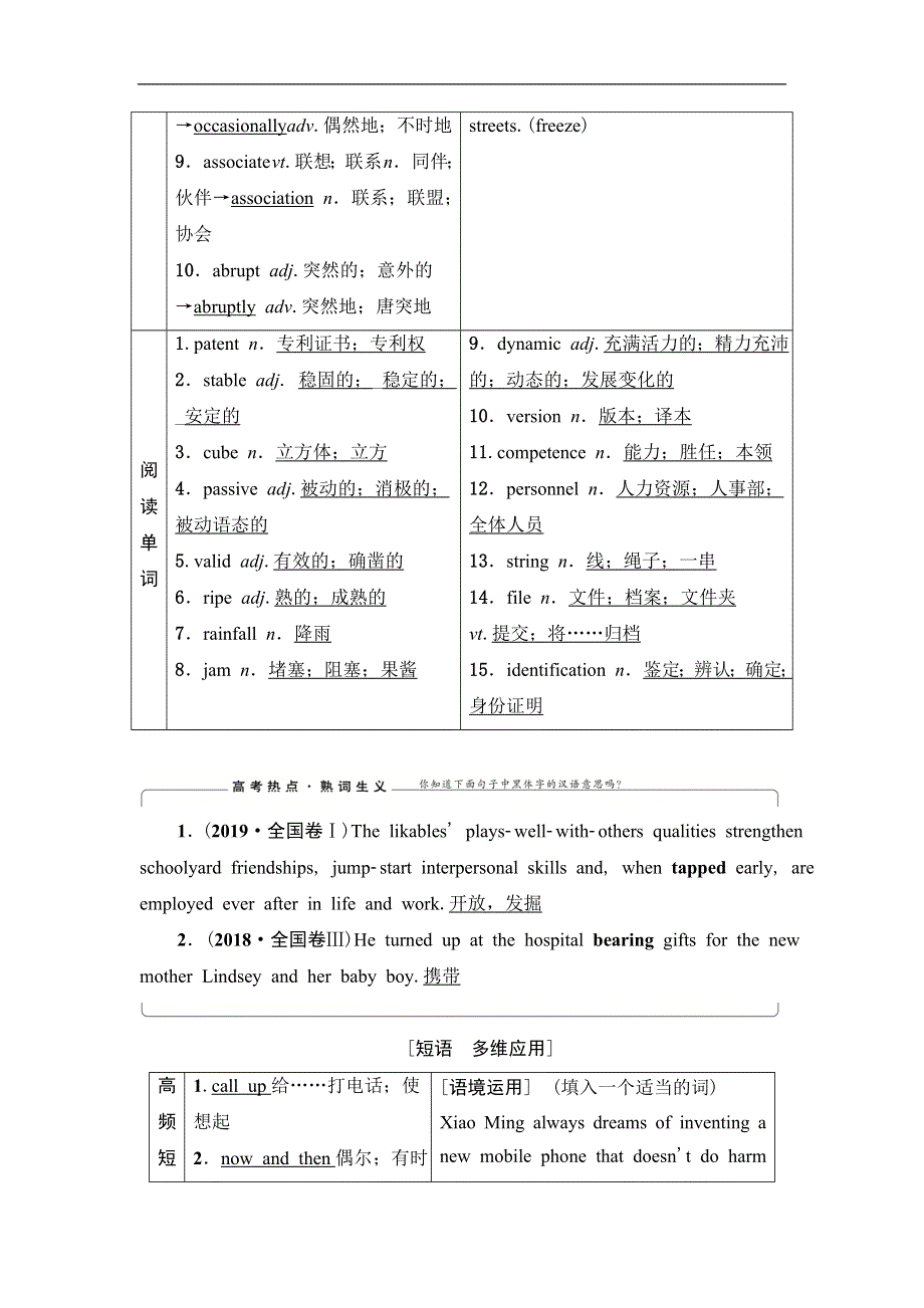 2020人教版高中英语课堂同步选修8学案 UNIT 3　INVENTORS AND INVENTIONS WORD版含答案.doc_第3页