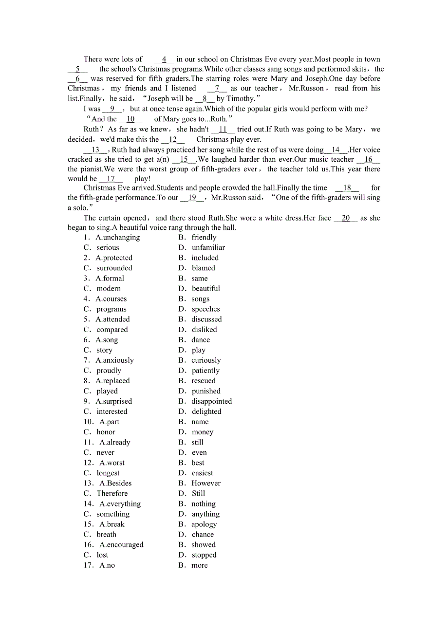 2011高考英语一轮复习：必修二课时作业9.doc_第3页