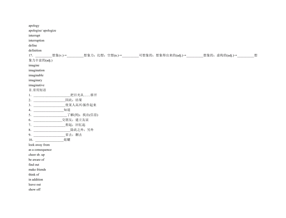 2011高考英语（外研版）总复习 学案：MODULE1 MODULE1 SMALL TALK（选修6）.doc_第2页