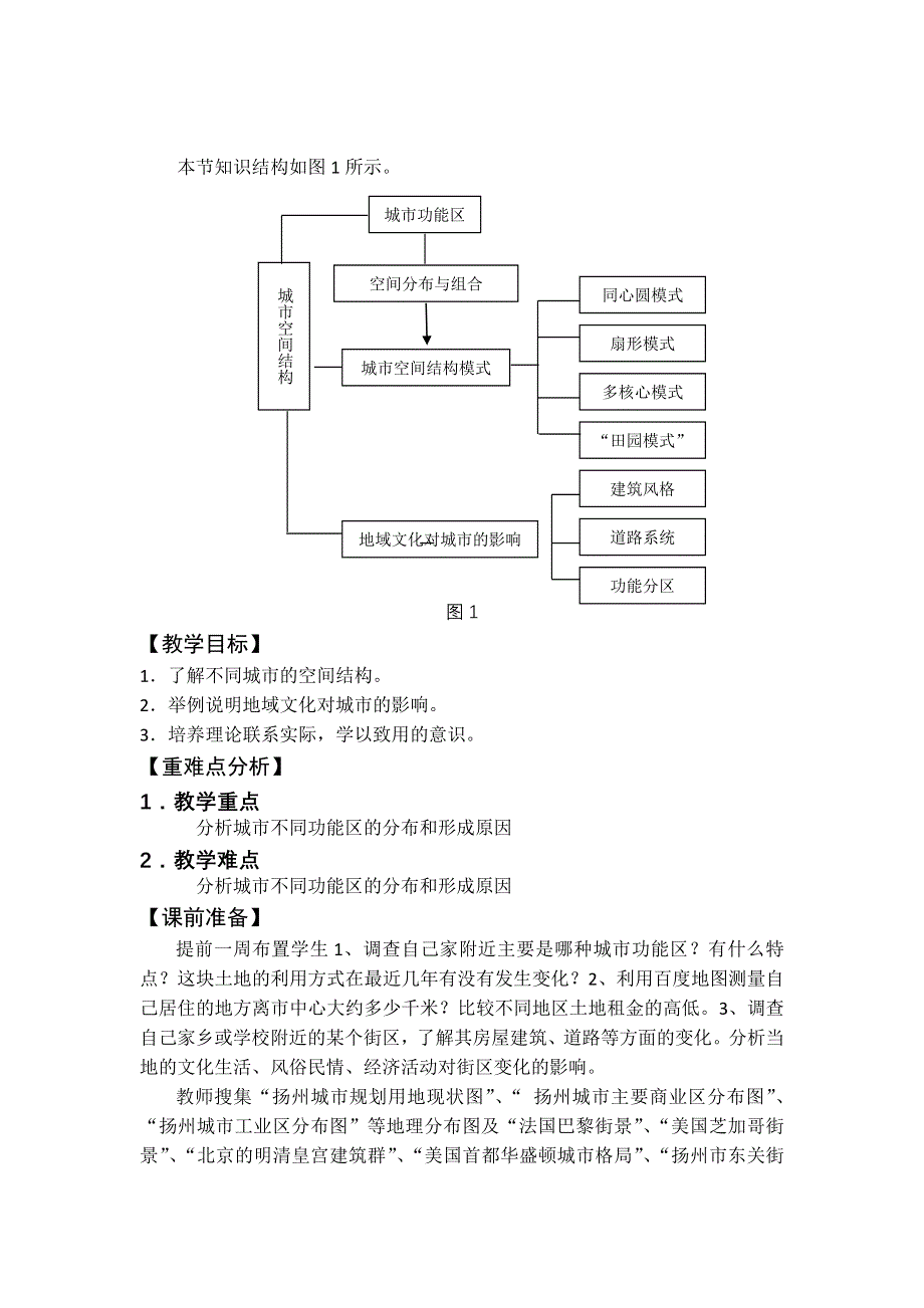 2016-2017学年地理鲁教版必修二：2.3城市空间结构教案（第2课时） WORD版含解析.doc_第2页