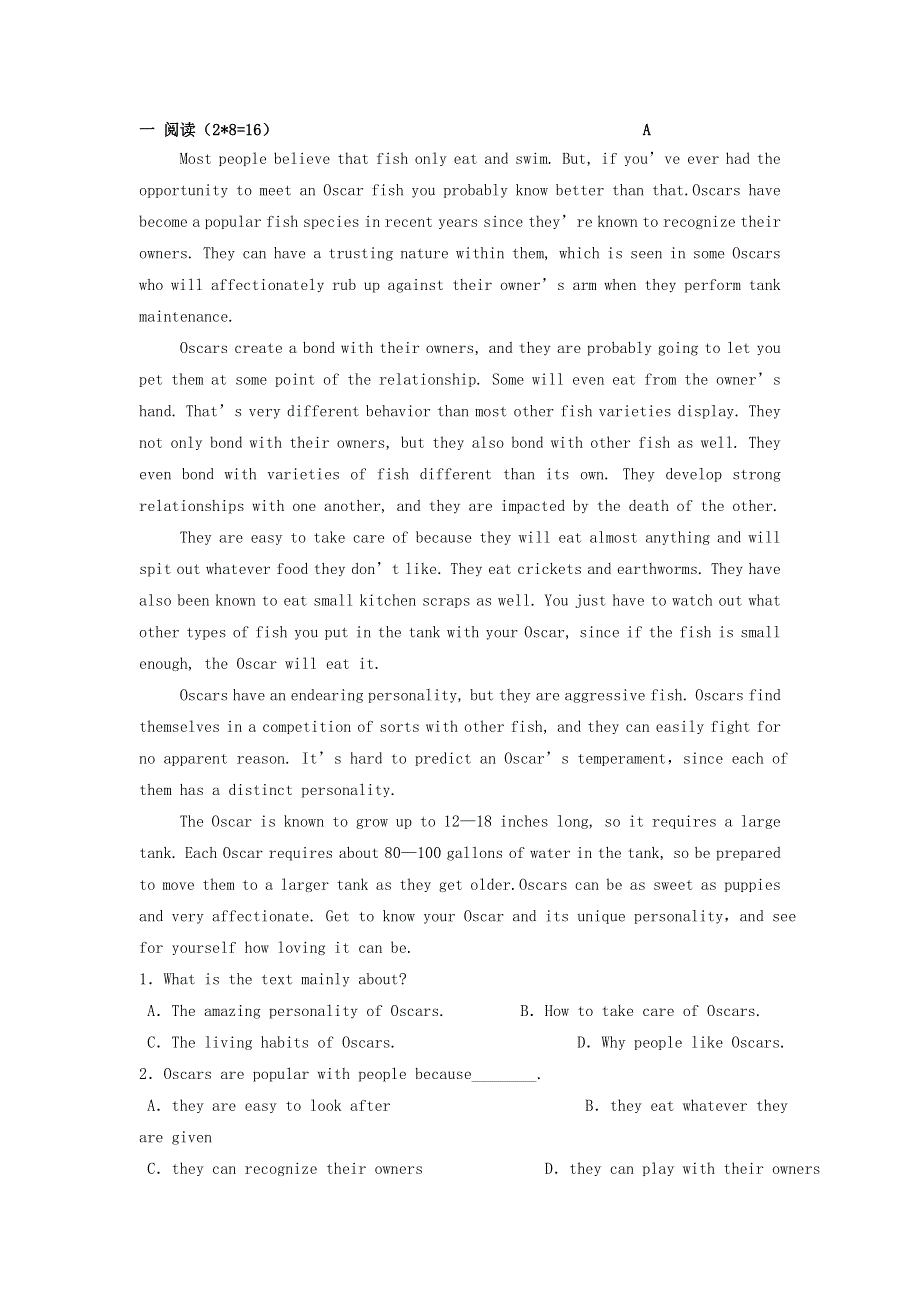 2016-2017学年河南省滑县六中高二英语北师大版选修8课堂限时练：5 .doc_第1页