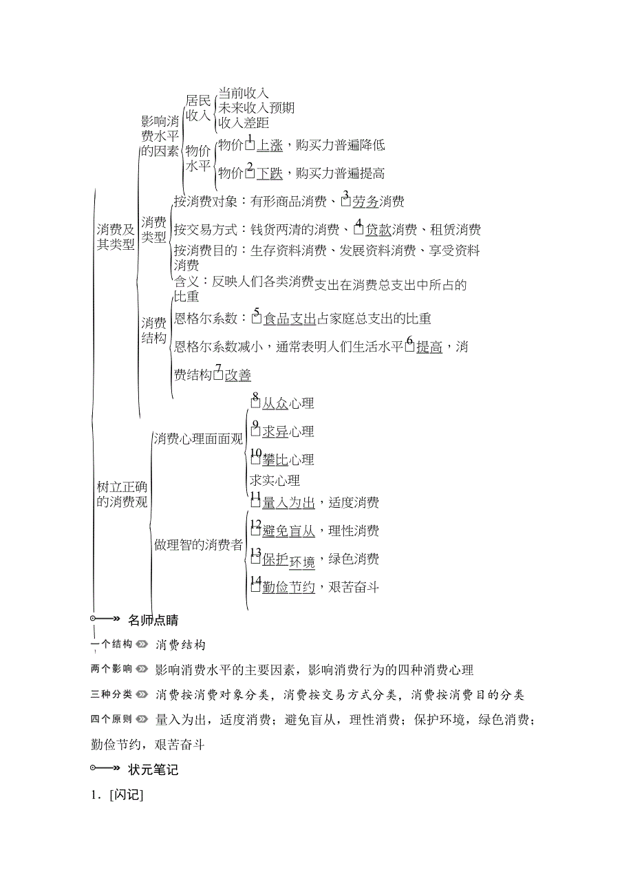 2013届高考新课标政治一轮复习精品学案：1.3多彩的消费（新人教必修1）.doc_第2页