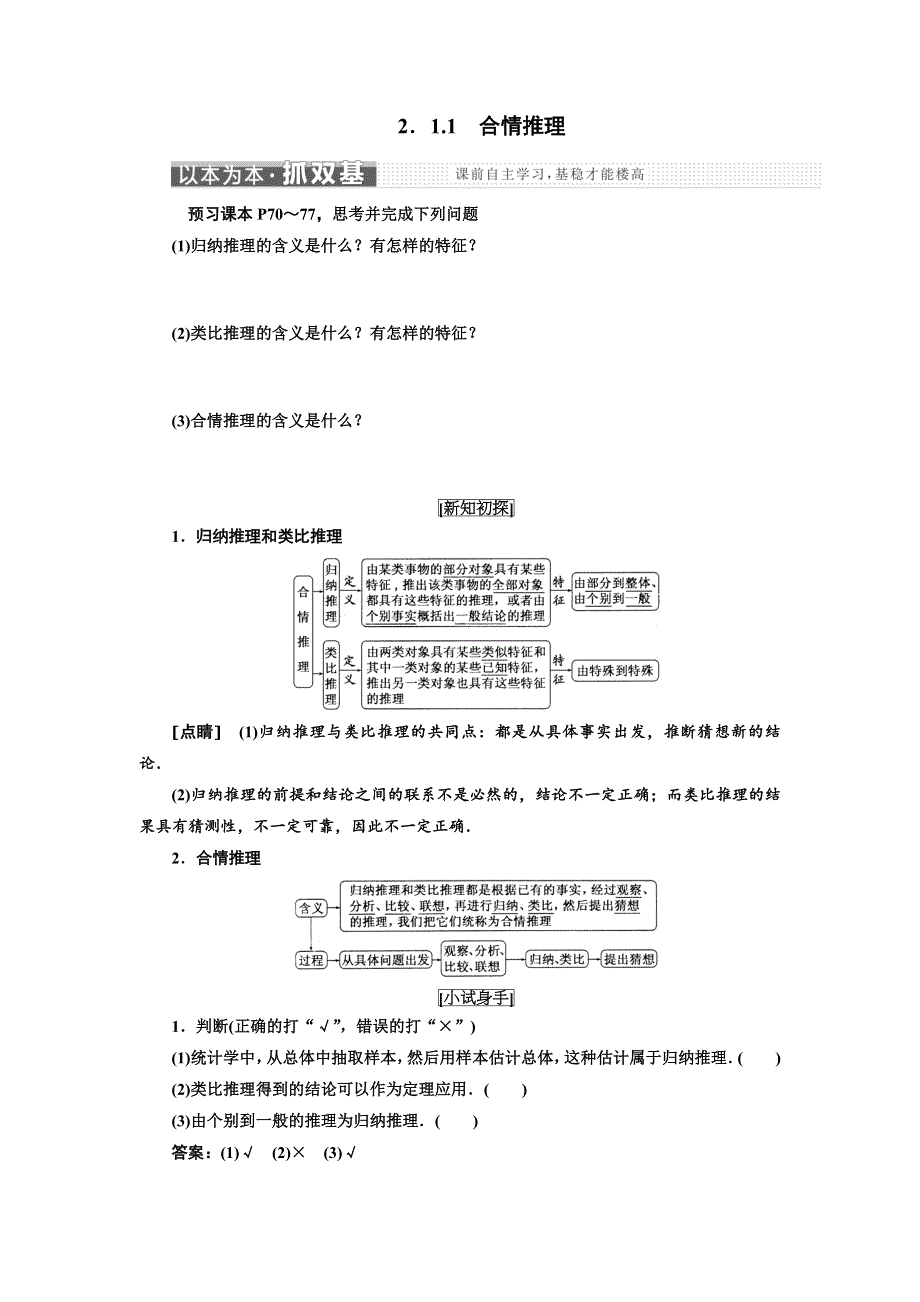 2016-2017学年人教版高中数学选修2-2教师用书 2．1.doc_第1页