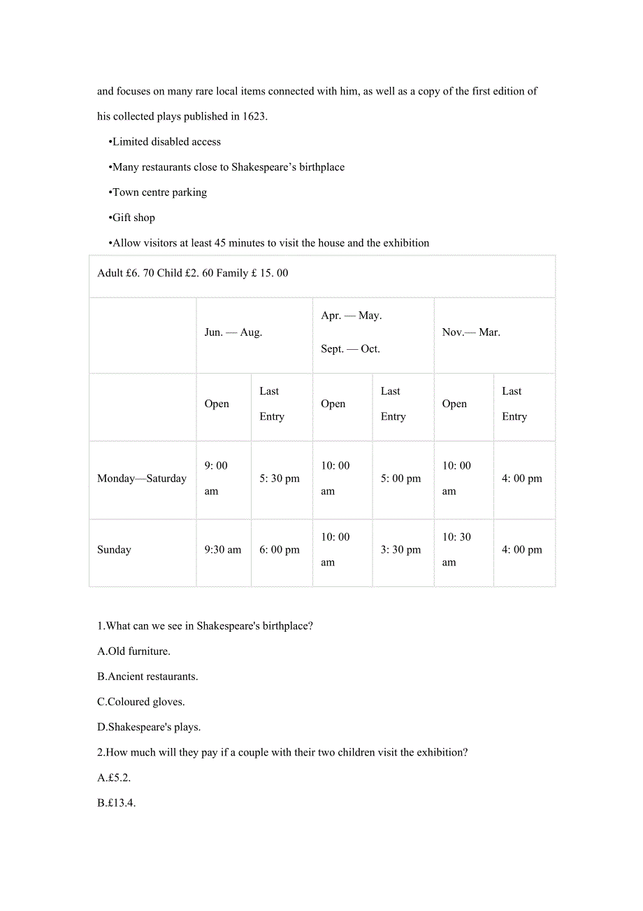 2020-2021学年人教版英语选修6同步课时作业： UNIT 1 ART PERIOD II LEARNING ABOUT LANGUAGE WORD版含解析.doc_第2页