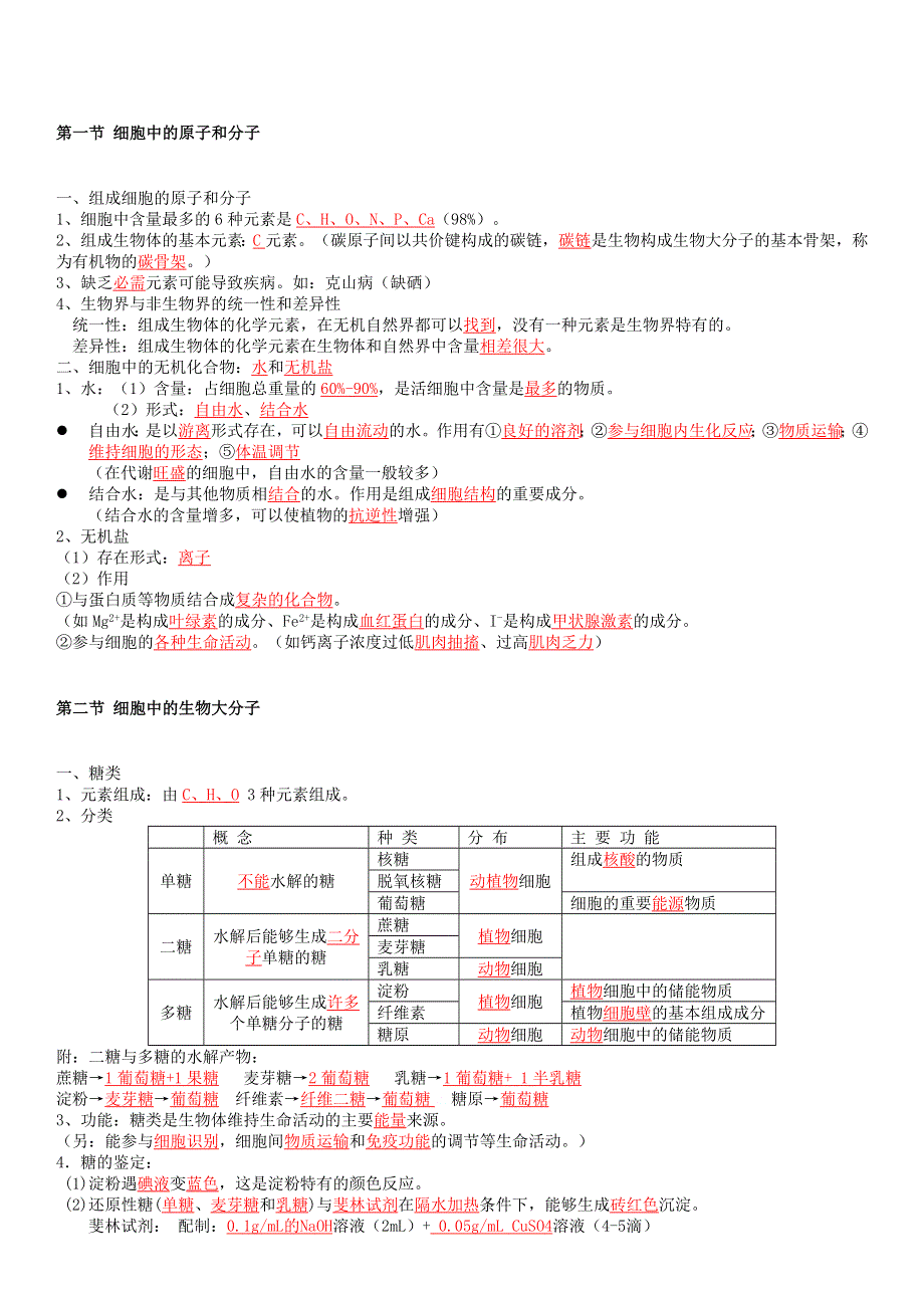 2020年高考生物第一次月考重点知识点精编.doc_第2页