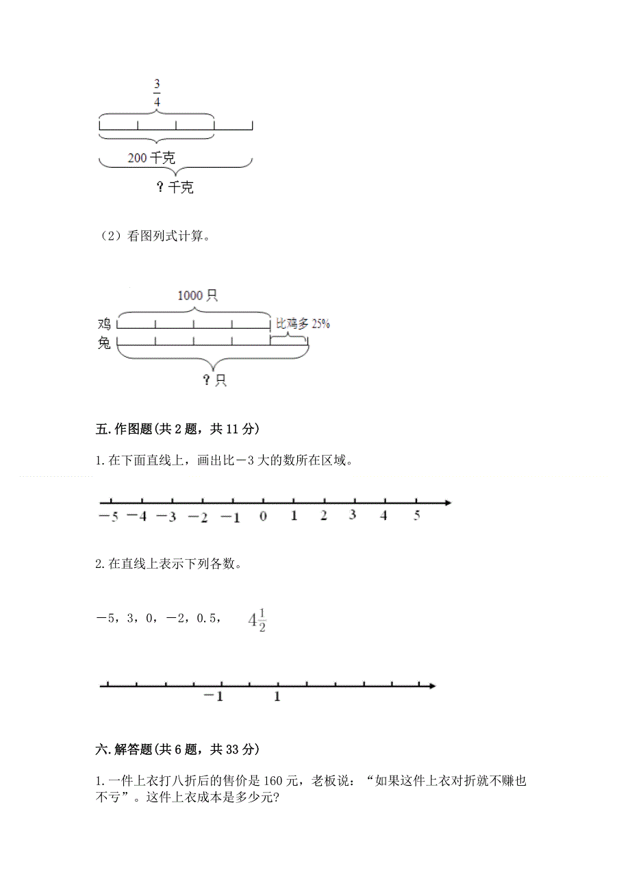 冀教版数学六年级（下册）期末综合素养提升题（夺冠系列）.docx_第3页