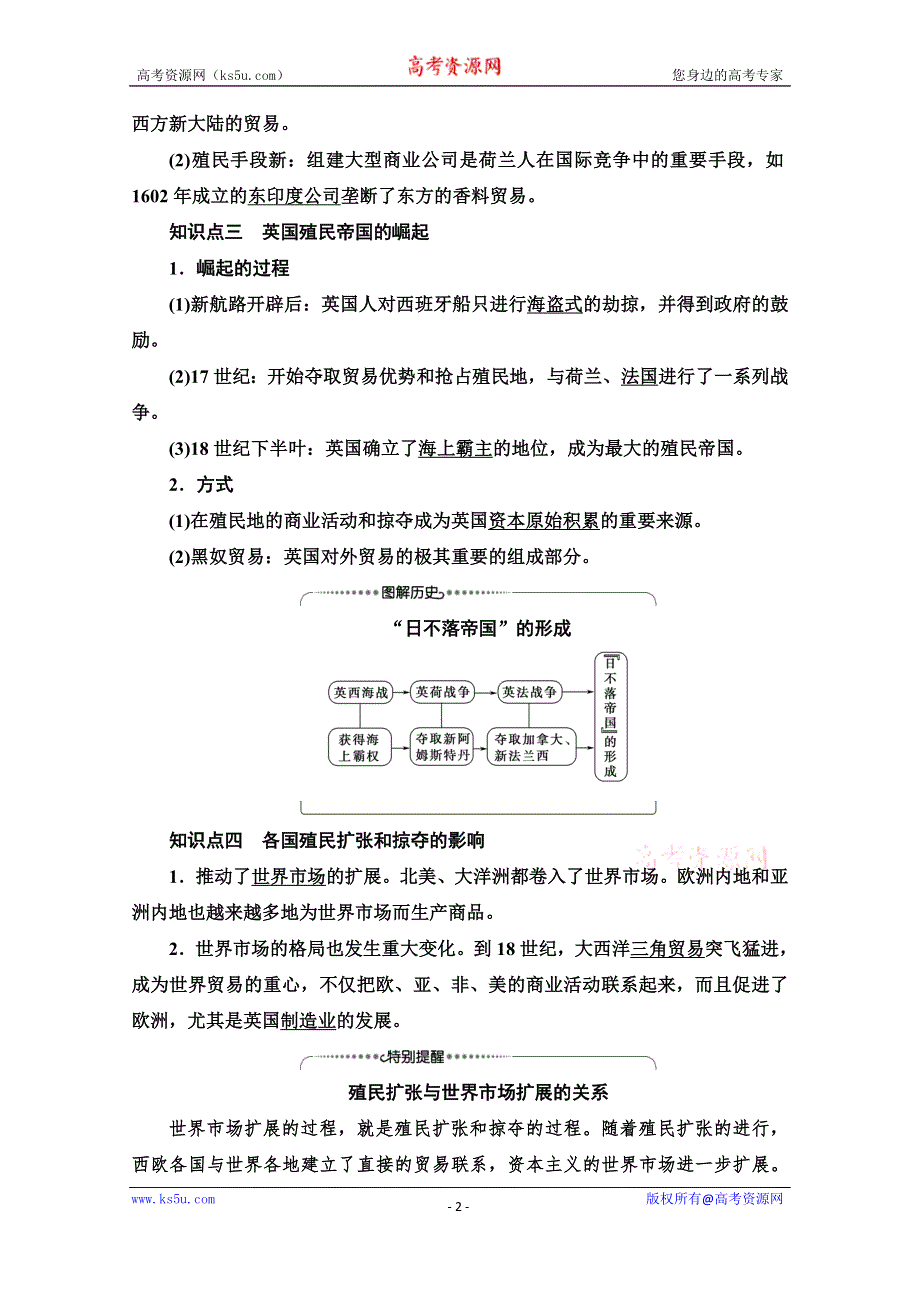 2020-2021学年岳麓历史必修2教师用书：第2单元 第8课　欧洲的殖民扩张与掠夺 WORD版含解析.doc_第2页