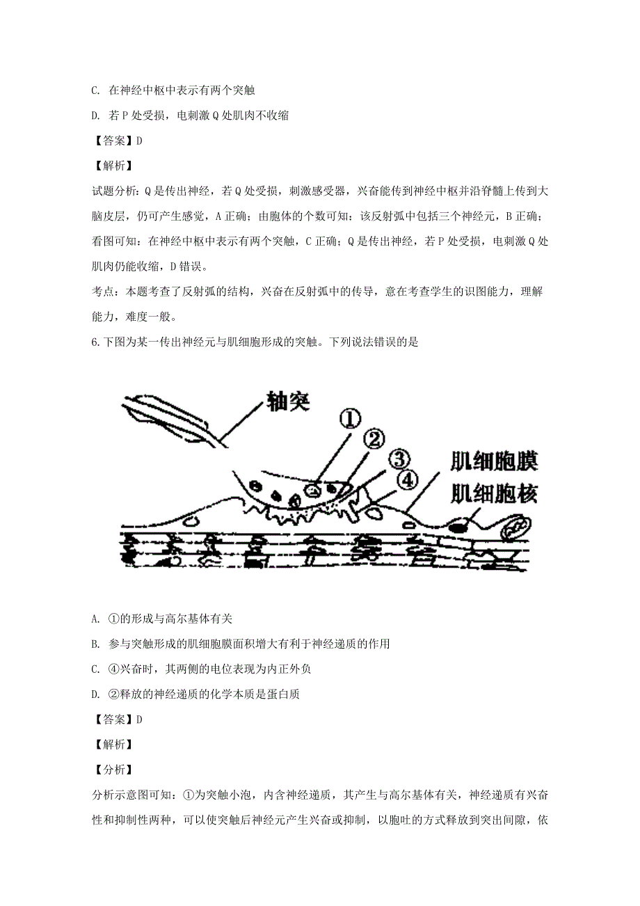 四川省棠湖中学2018-2019学年高二生物上学期第一次月考试题（含解析）.doc_第3页