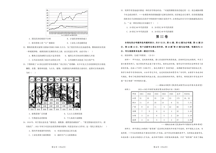 2020年高考考前45天大冲刺卷文综历史部分七 WORD版含解析.doc_第2页