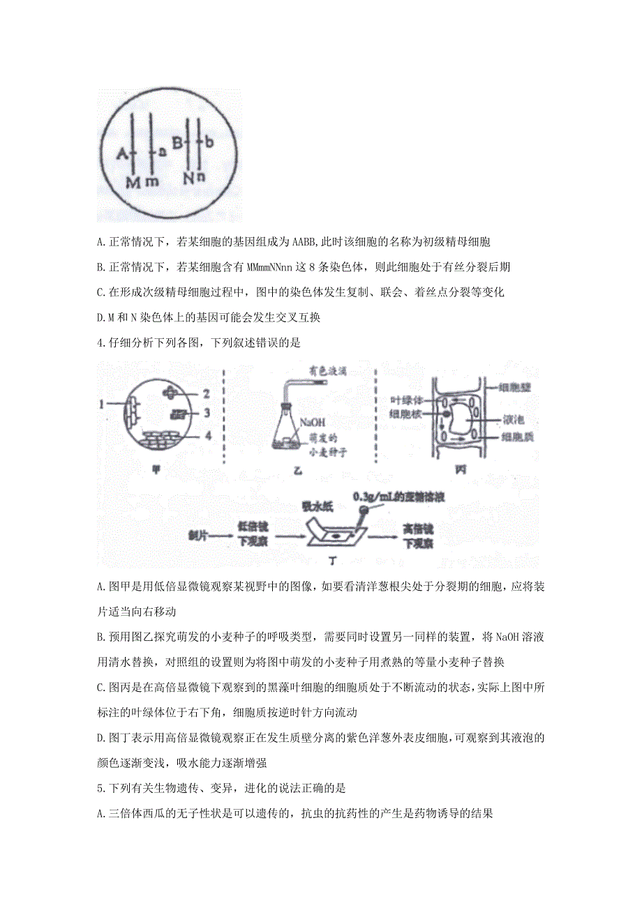 《发布》河北省衡水中学2018届高三上学期八模考试生物试题 WORD版含答案.doc_第2页