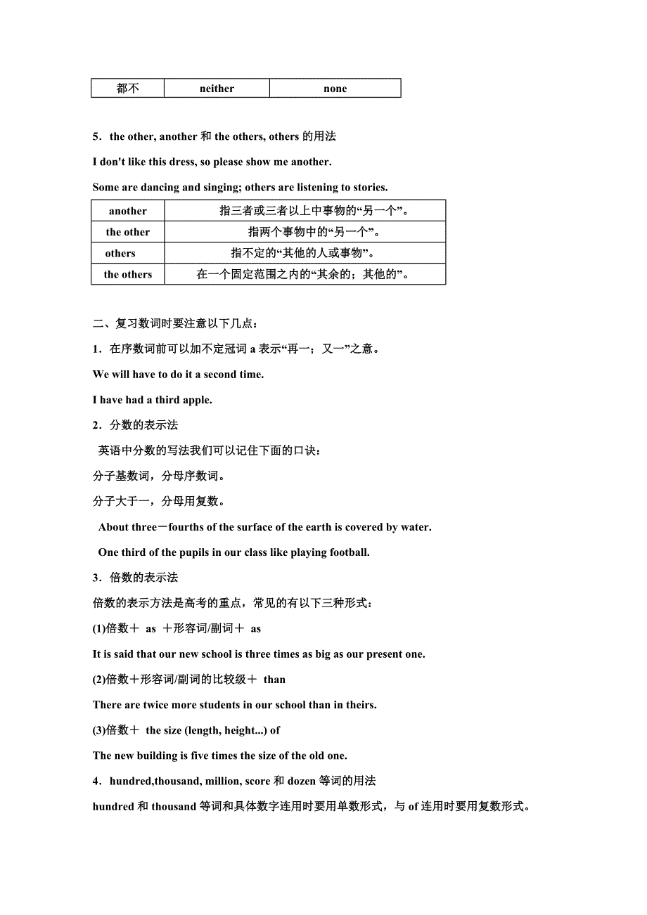 2012届高三英语一轮复习语法精讲：专题2 代词和数词（北师大版）.doc_第3页