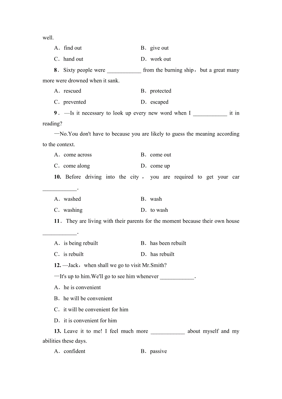 2016-2017学年高中英语（江苏）译林版必修4单元综合测评 UNIT 3 WORD版含解析.doc_第2页