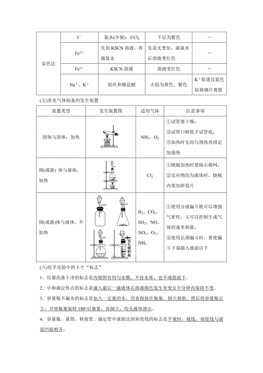 《新步步高》2017版高考化学（全国通用）考前三个月考前静悟篇：八、化学实验基础知识归纳 WORD版含解析.docx_第3页