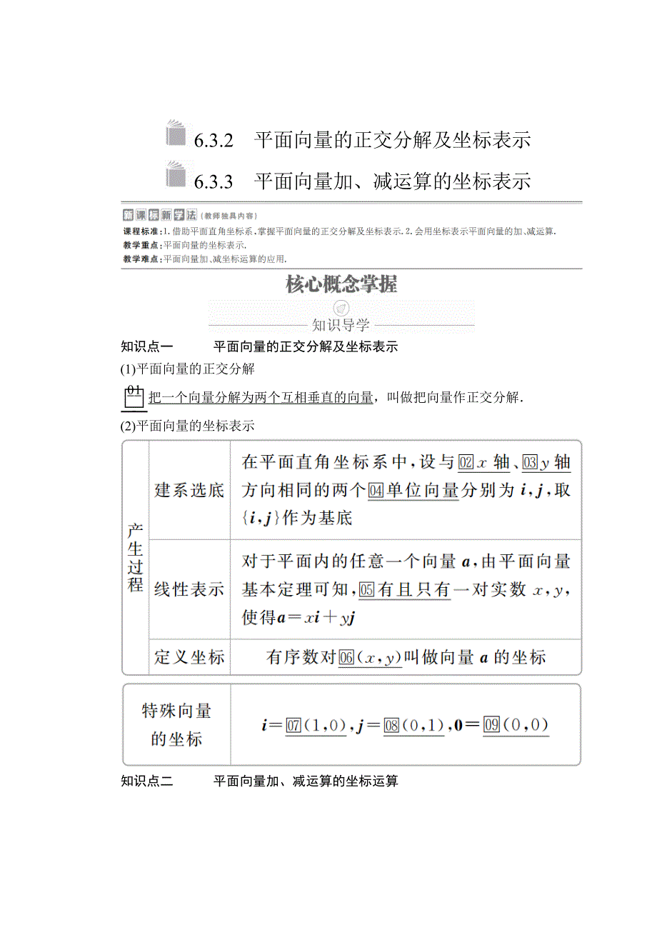 2020数学新教材同步导学提分教程人教A第二册讲义：第六章 平面向量及其应用 6-3 6-3-2 6-3-3 WORD版含答案.doc_第1页